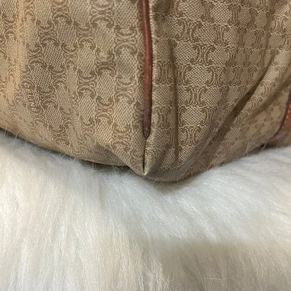 Celine Tan and Brown Travel Bag - Picture 12 of 17
